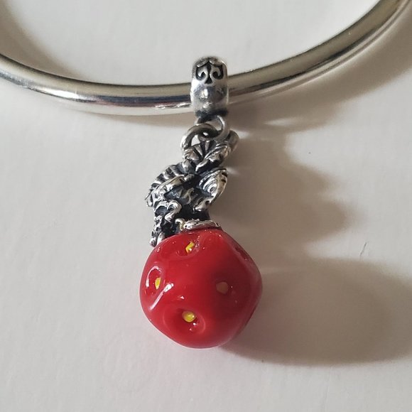 True Beadz "Bush of Strawberry" Dangle Bead - Picture 3 of 9
